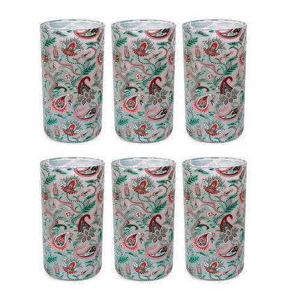 Glasses - Paisely Sheila Blush Reverie (Set of 6)