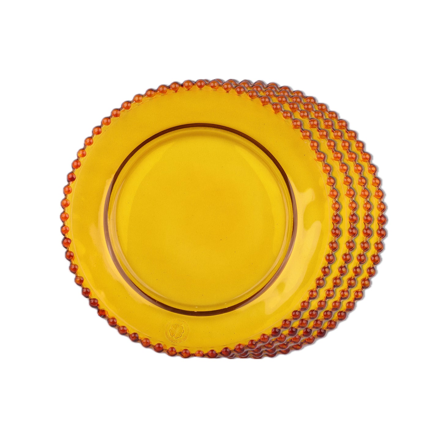 Dinner Plates - Dotted Yellow (Set of 4)