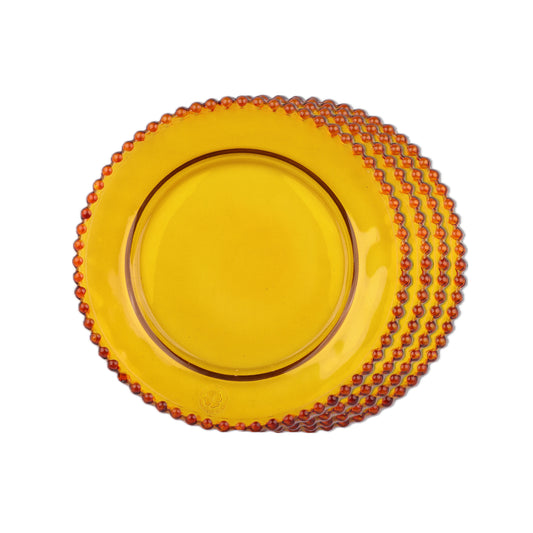 Dinner Plates - Dotted Yellow (Set of 4)