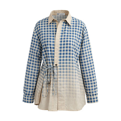 Picnic - Check Tie-Up Shirt