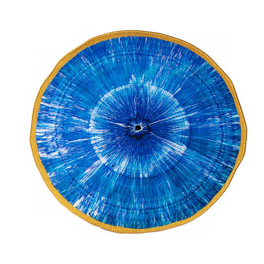 Platters - Psychedelic Colour Slices Blue