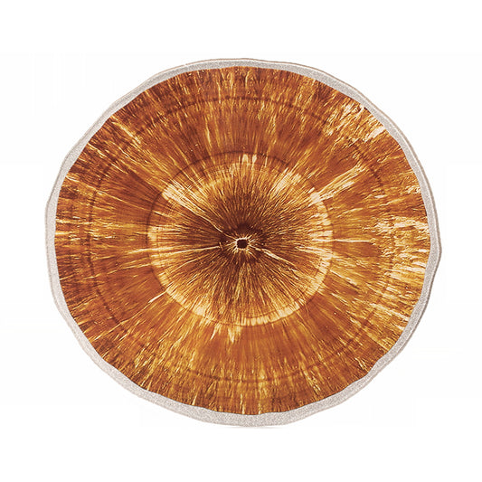 Platters - Psychedelic Colour Slices Ochre