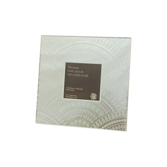 Photo Frame - Paper Doily Moondust Square
