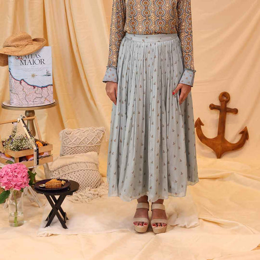 The Explorer - Skirt  Blue