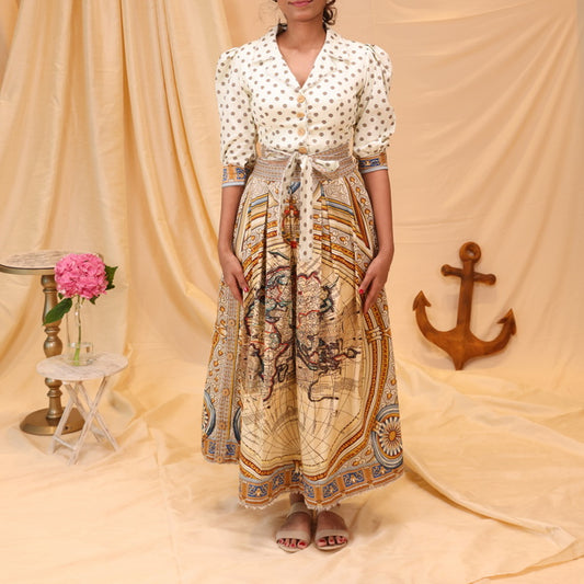 The Explorer - World Map Skirt