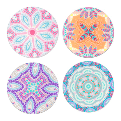 Napkin Sets - Mandala Sarabi Frost Rings (Set of 4)