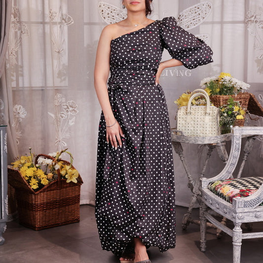 Polka Dot - Starry Wrap Co-Ord Set