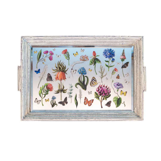 Trays - Jungle Stacked Edge Medium White