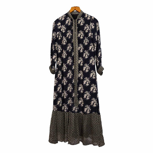 Flora & Fauna - Long Dress Black