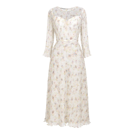 Picnic - Printed V Neck Dress