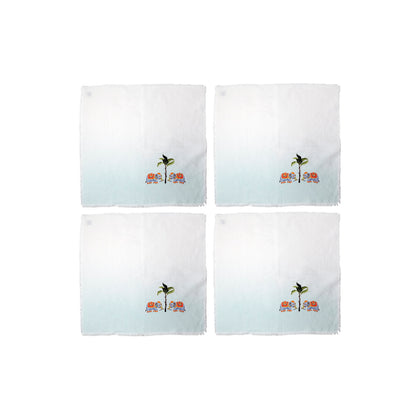 Napkin Sets - India Inspired Elephant Dinner (Set of 4)