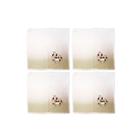 Napkin Sets - India Inspired Nandi Dinner (Set of 4)