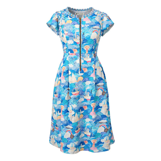 Picnic - Pleated Looped Dress