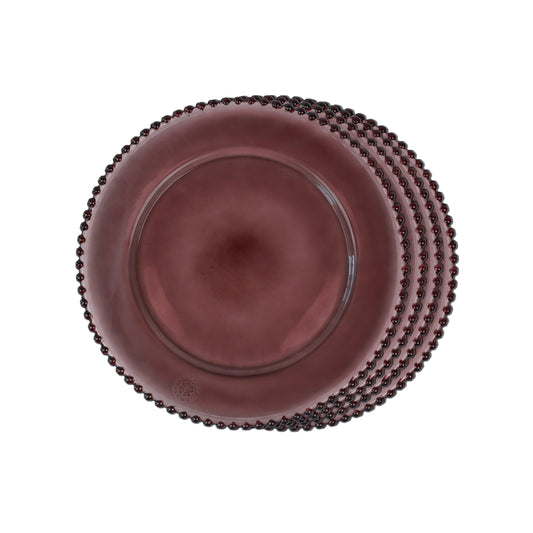 Dinner Plates - Dotted Light Brown (Set of 4)