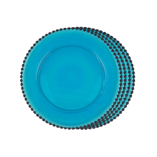 Dinner Plates - Dotted Turquoise (Set of 4)