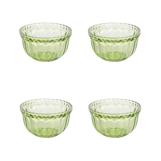 Mini Table Essentials – Dotted Soup Bowl Olive (Set of 4)