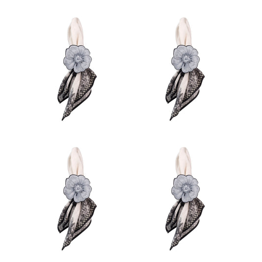 Napkin Sets - Flora & Fauna Flower Rings (Set of 4)