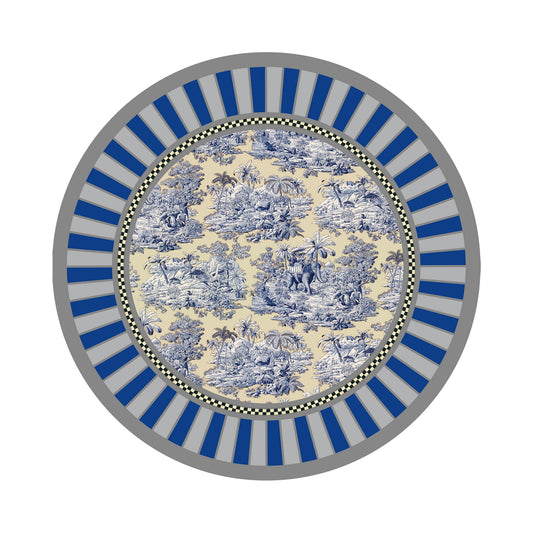 Platters - Blue Elephant Azalea Blue