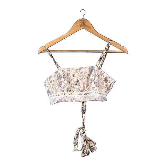 Flora & Fauna - Lace Tube Top