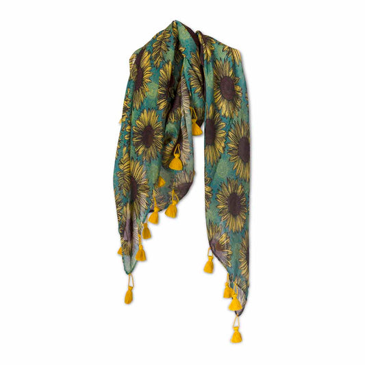 Twill Pashmina - Tree Purple