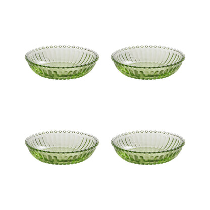 Mini Table Essentials – Dotted Nibbler Olive (Set of 4)