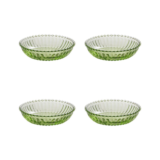 Mini Table Essentials – Dotted Nibbler Olive (Set of 4)