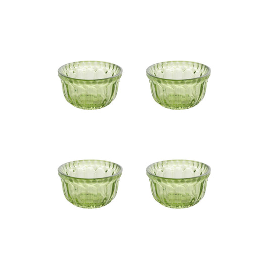 Mini Table Essentials – Dotted Mini Bowl Olive (Set of 4)