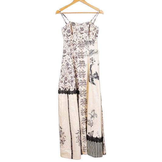 Flora & Fauna - Long Dress  White