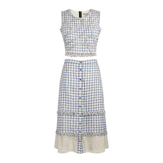 Picnic - Gingham Skirt & Top Set