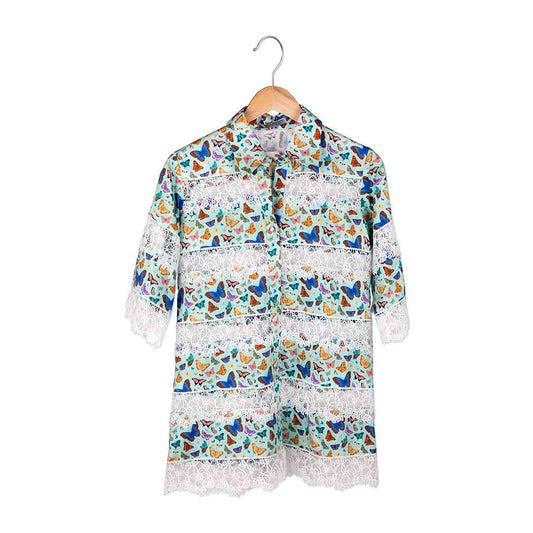 Butterflies & Birds - Garden Shorts & Jacket Set 2 Medium