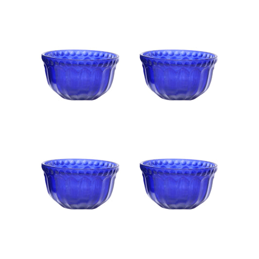 Mini Table Essentials - Dotted Mini Royal Blue (Set of 4)
