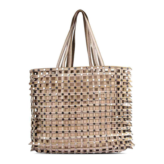 Rivet Reversible - White & Grey Large