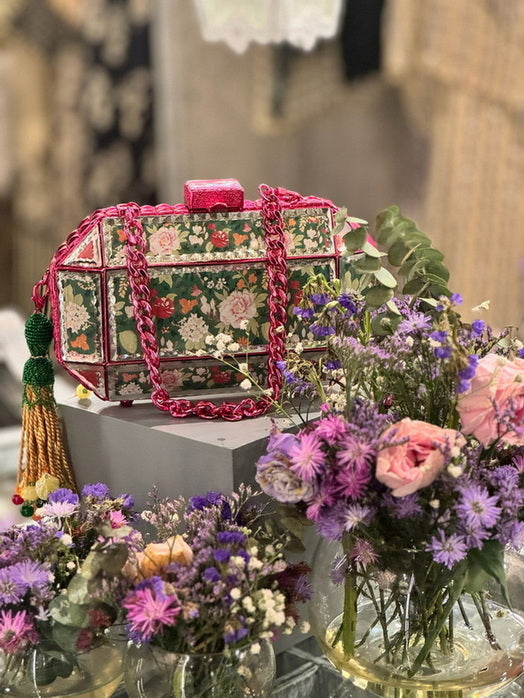 Prismatic Mirror Clutch – Bloom Royale