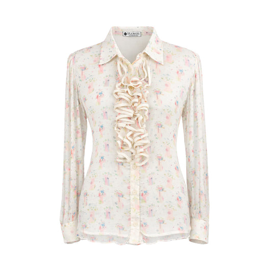 Picnic - Ruffle Front Shirt