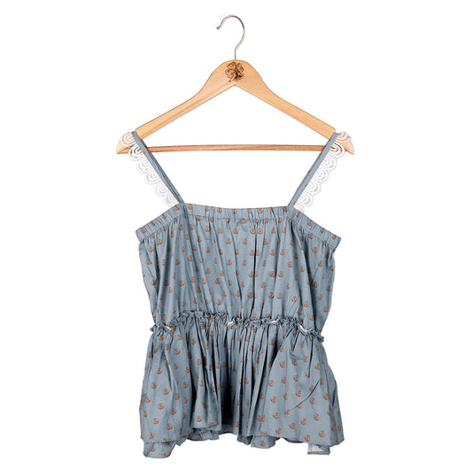 The Explorer - Lace WP Top Blue