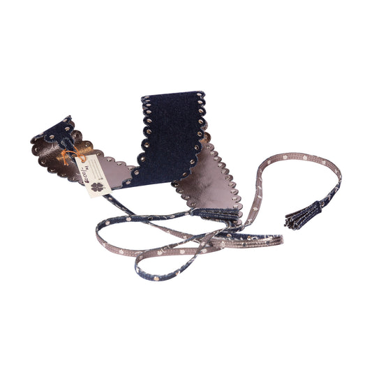 Belts - Blue Scallops
