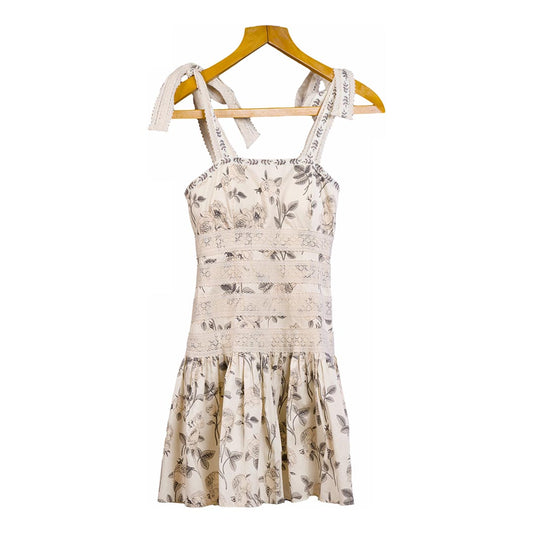 Flora & Fauna - Tie up Dress