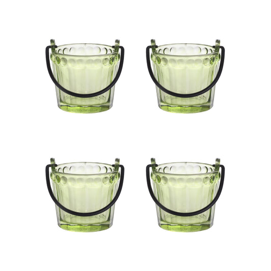 Mini Table Essentials – Dotted Bucket Olive (Set of 4)