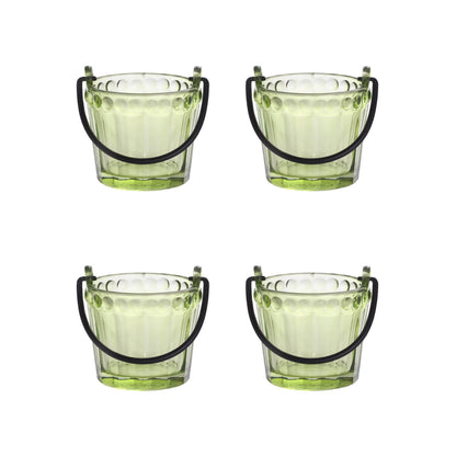 Mini Table Essentials – Dotted Bucket Olive (Set of 4)