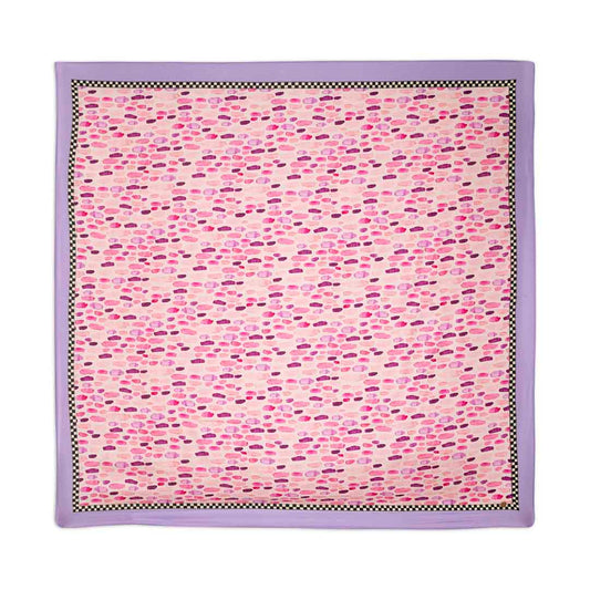 Silk Habutai - Blobs Pink