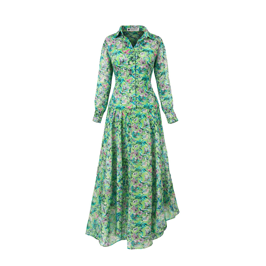 Floral  - Tropical Garden Embellished Co-ord Set
