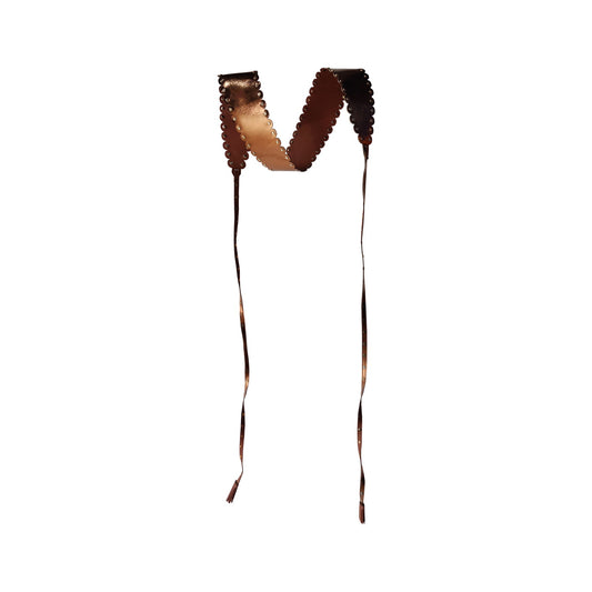 Belts - Brown Scallops