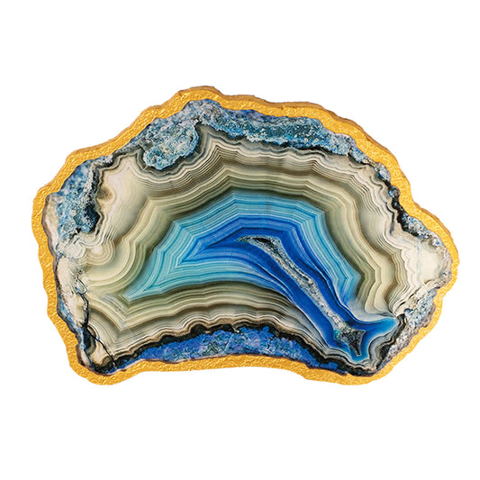 Platters - Coastal Gems Agate Azul