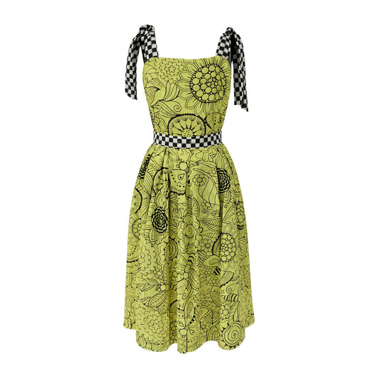 Doodle - Tie-Up Dress