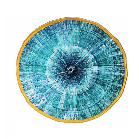 Platters - Psychedelic Colour Slices Turquoise