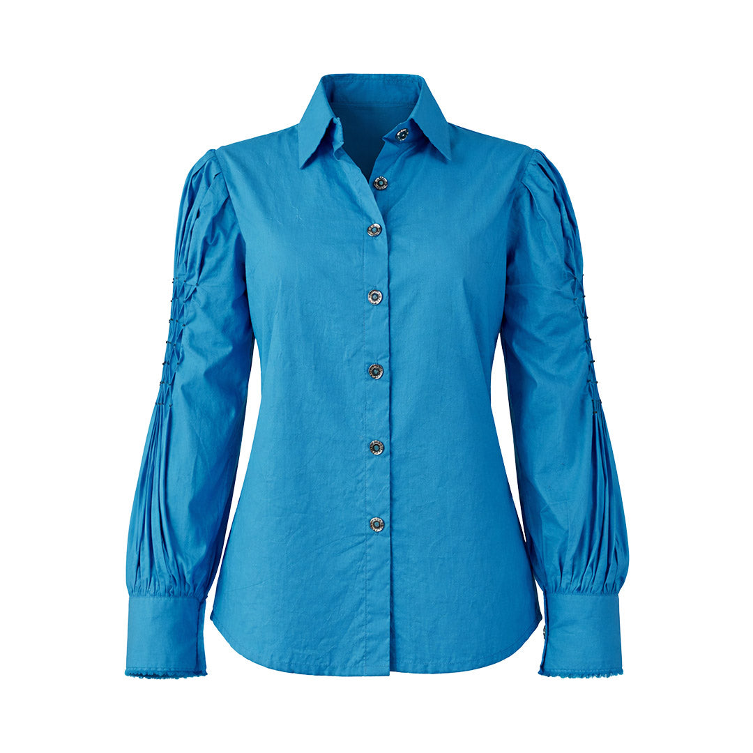 LIB Basics - Smocked Sleeve Shirt