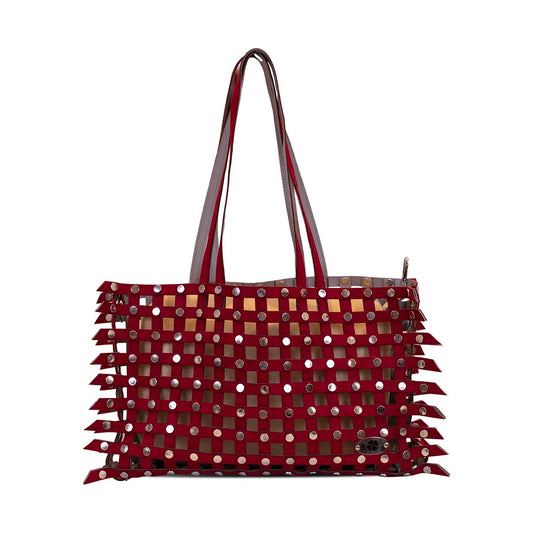 Rivet Reversible - Red & Grey Medium