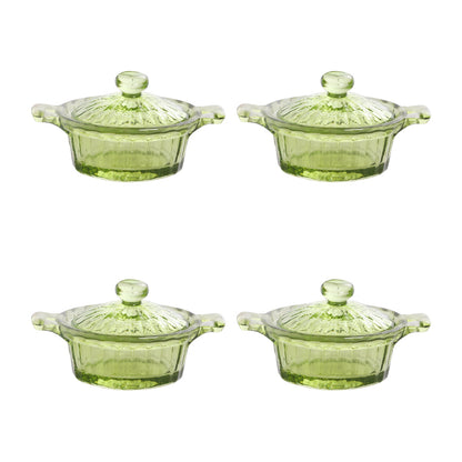 Mini Table Essentials – Dotted Caseroll Olive (Set of 4)
