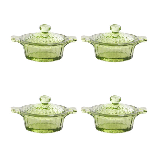 Mini Table Essentials – Dotted Caseroll Olive (Set of 4)