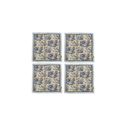 Napkin Sets - Blue Elephant Cocktail Napkin 02 (Set of 4)